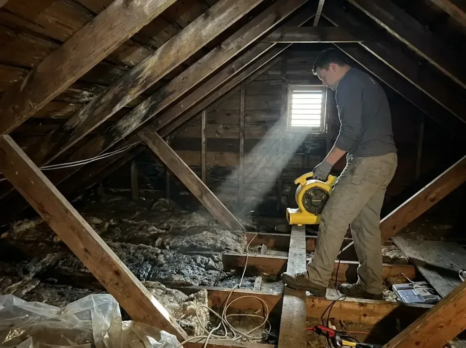 attic-water-damage-drying-proc-007 — frequently asked questions, Emergency Water Extraction & 24/7 Flood Response in Waretow…